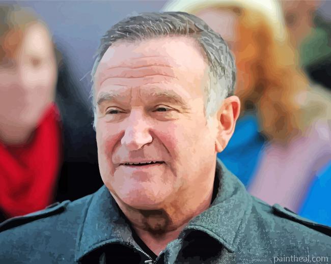 Actor Robin Williams Painting By Numbers Kits