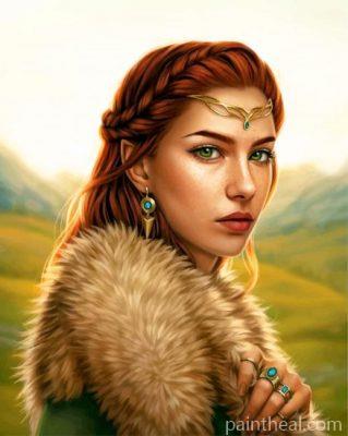 Gorgeous Elf Woman Painting By Numbers Kits