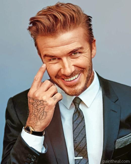 Classy David Beckham Painting By Numbers Kits