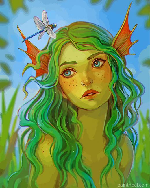 Fantasy Water Nymph Painting By Numbers Kits