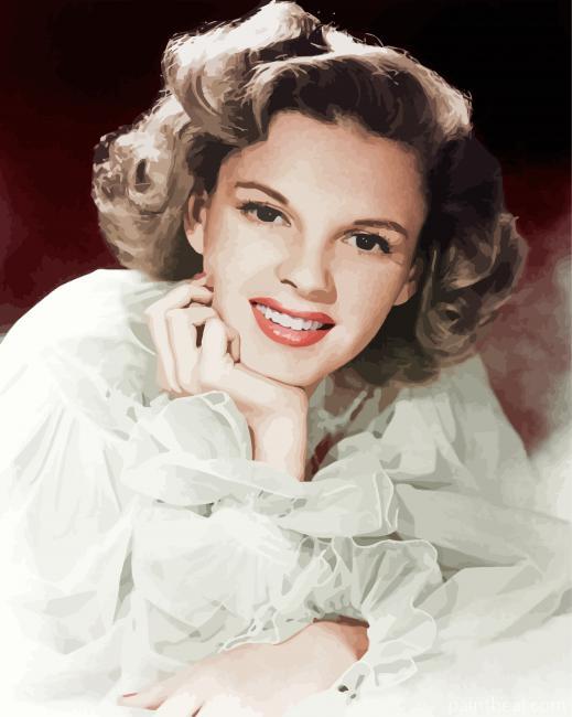 Beautiful Judy Garland Painting By Numbers Kits