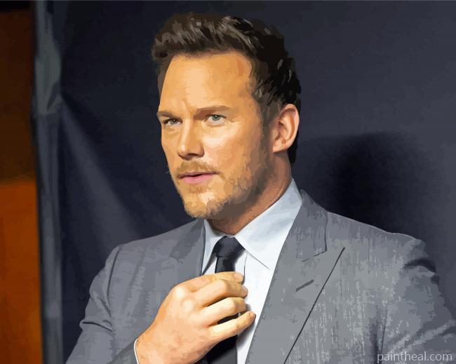 Actor Chris Pratt Painting By Numbers Kits