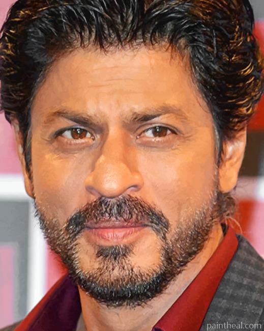 Sharukh Khan Painting By Numbers Kits