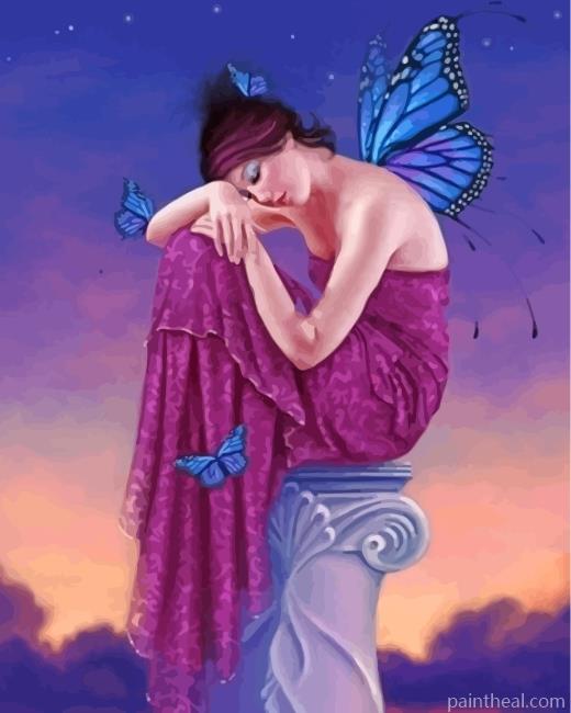 Lonely Fairy Painting By Numbers Kits