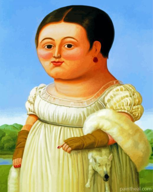 Fat Classy Lady Painting By Numbers Kits