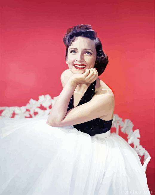 Young Betty White Painting By Numbers Kits