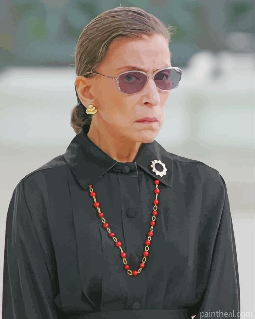Classy Ruth Bader Ginsburg Painting By Numbers Kits