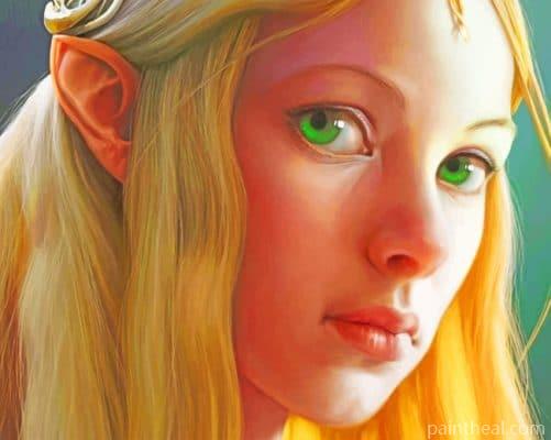 Elven Queen Animation Painting By Numbers Kits