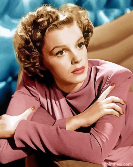 The Actress Judy Garland Painting By Numbers Kits
