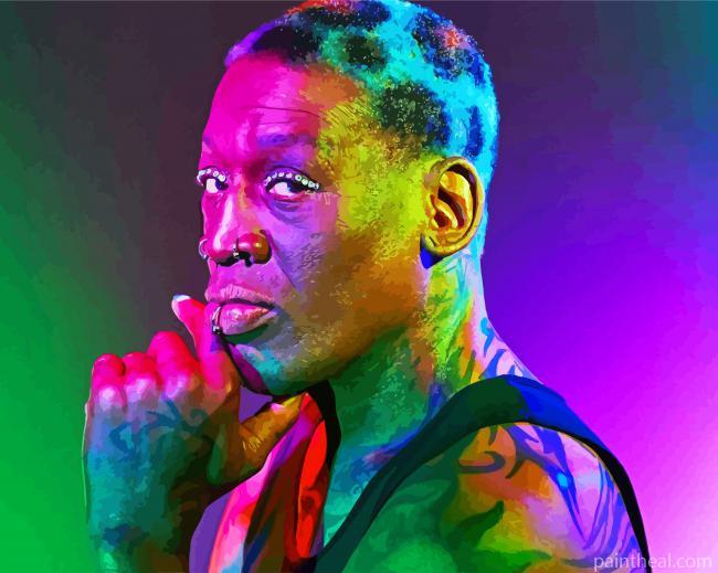 Dennis Rodman Painting By Numbers Kits