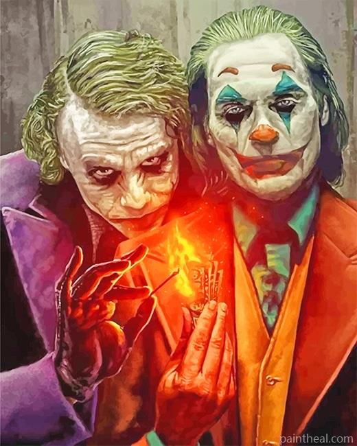 Two Jokers Painting By Numbers Kits