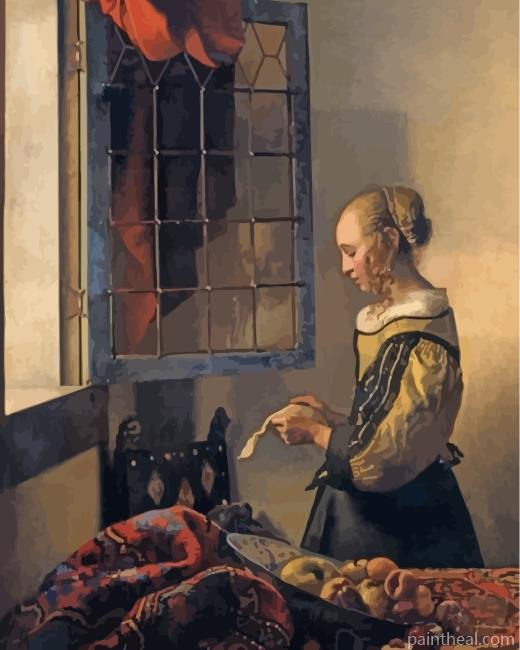 Woman By Johannes Vermeer Painting By Numbers Kits