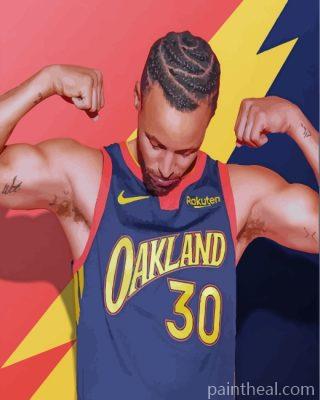 Stephen Curry Oakland Painting By Numbers Kits