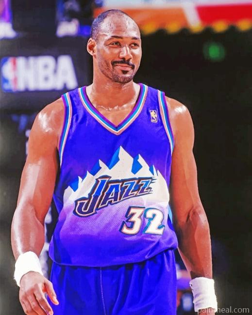 Karl Malone Painting By Numbers Kits