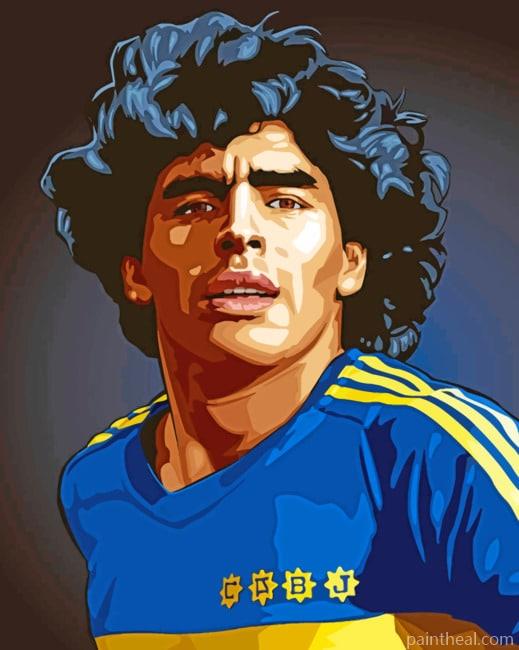Diego Maradona Painting By Numbers Kits