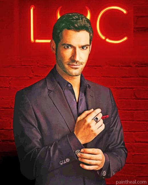Lucifer Morningstar Character Painting By Numbers Kits