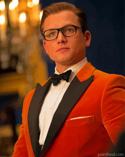 Taron Egerton Painting By Numbers Kits