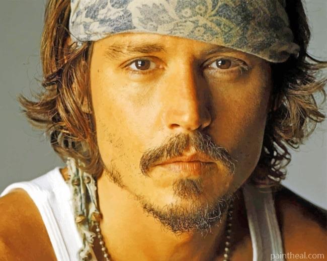 Actor Johnny Depp Painting By Numbers Kits