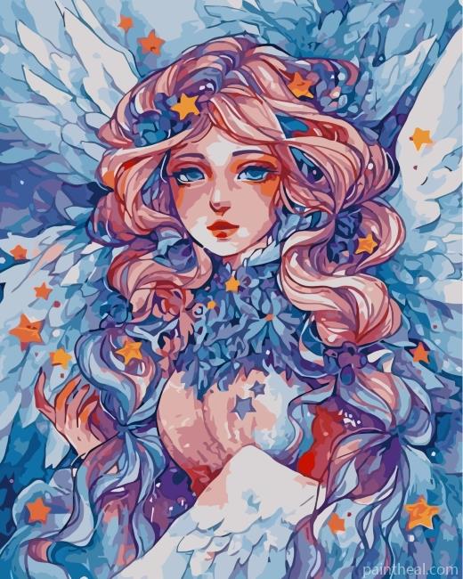 Aesthetic Girl Painting By Numbers Kits