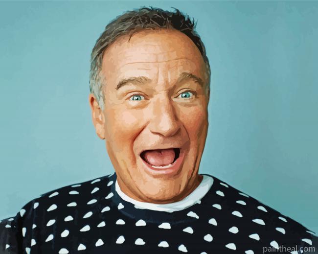Cool Robin Williams Painting By Numbers Kits