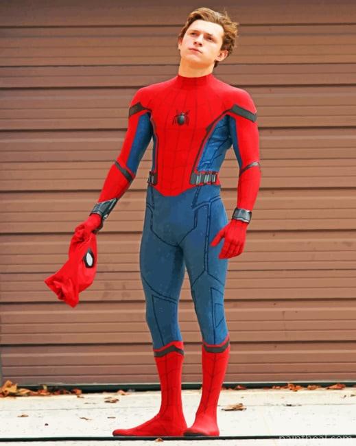 Tom Holland Spider Man Hero Painting By Numbers Kits