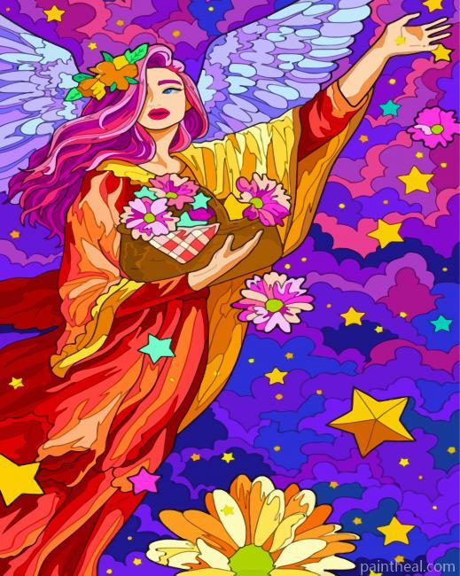 Angel Woman Painting By Numbers Kits