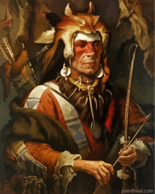 Aesthetic Native American Painting By Numbers Kits