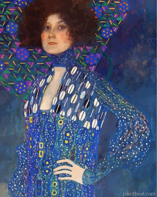 Emilie Floge Klimt Painting By Numbers Kits