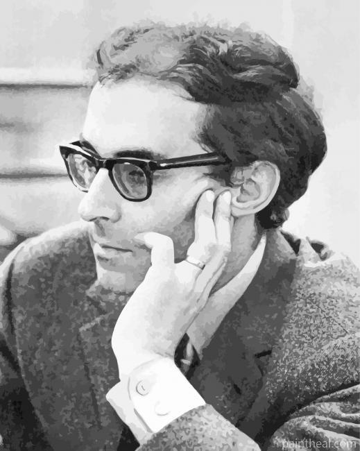 Jean Luc Godard Filmmaker Painting By Numbers Kits