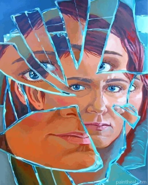 Broken Into Pieces Painting By Numbers Kits