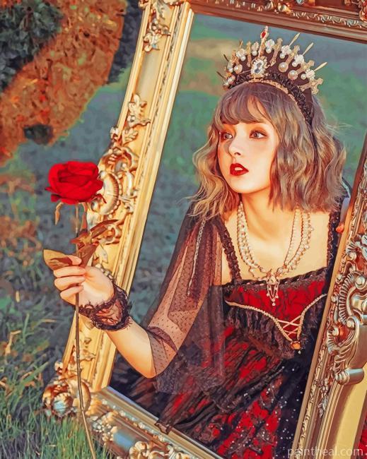 Korean Princess Painting By Numbers Kits