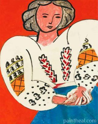 The Romanian Blouse Painting By Numbers Kits