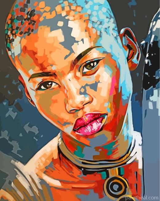 Bald Woman Painting By Numbers Kits