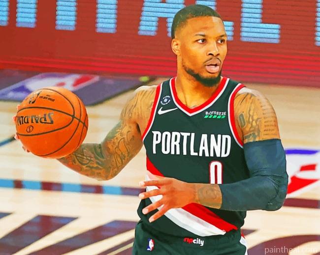 Damian Lillard Painting By Numbers Kits