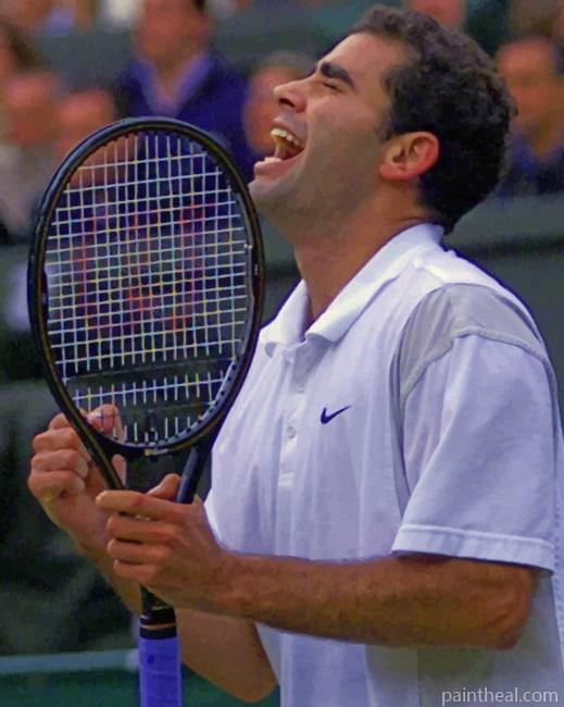 Pete Sampras Player Painting By Numbers Kits