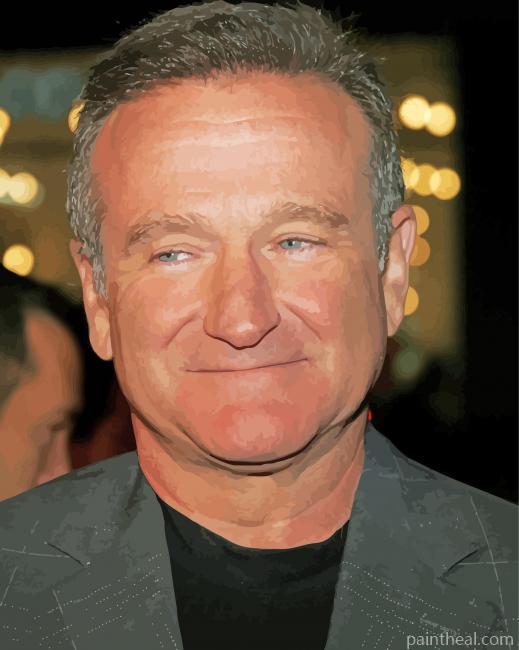 The Actor Robin Williams Painting By Numbers Kits