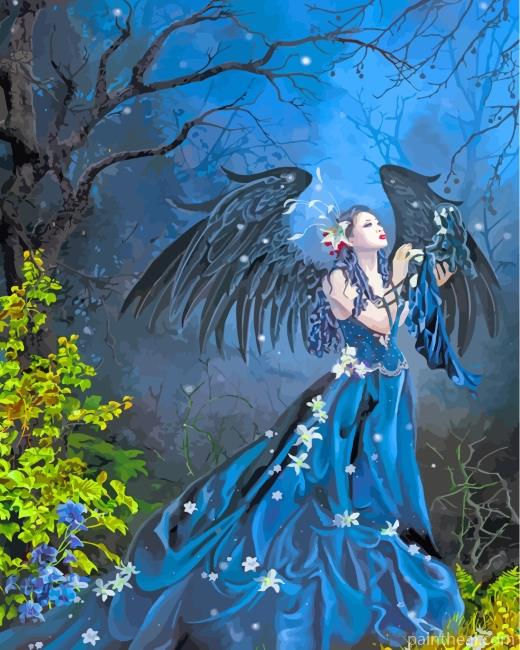 Blue Angel Painting By Numbers Kits