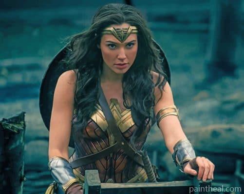 Amazing Wonder Woman Painting By Numbers Kits