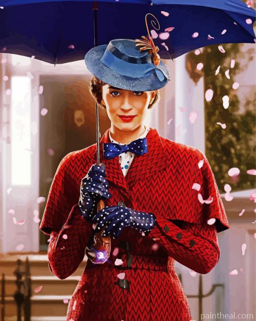 Julie Andrews Mary Poppins Painting By Numbers Kits