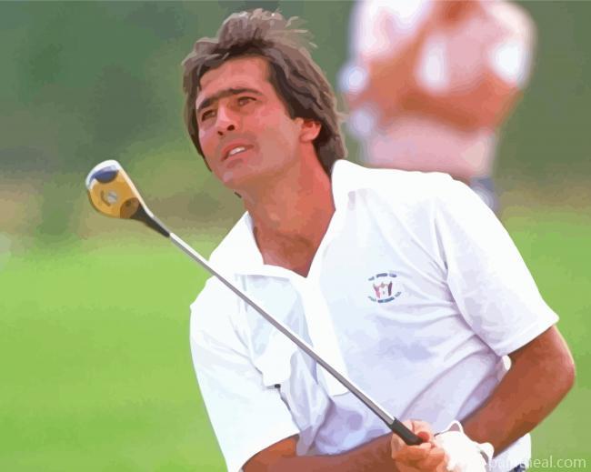 The Golfer Severiano Ballesteros Painting By Numbers Kits