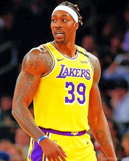 Dwight Howard Player Painting By Numbers Kits