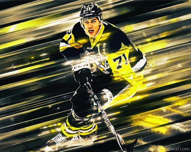 Illustration Evgeni Malkin Art Painting By Numbers Kits