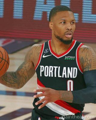 Lillard Damian Player Painting By Numbers Kits