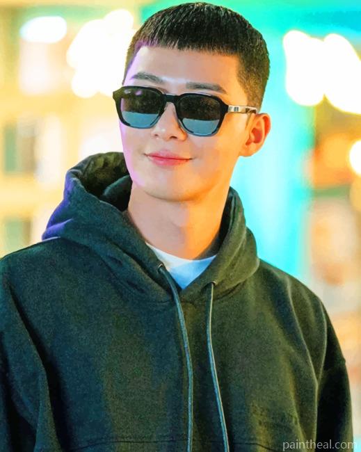 Park Seo Joon With Sunglasses Painting By Numbers Kits