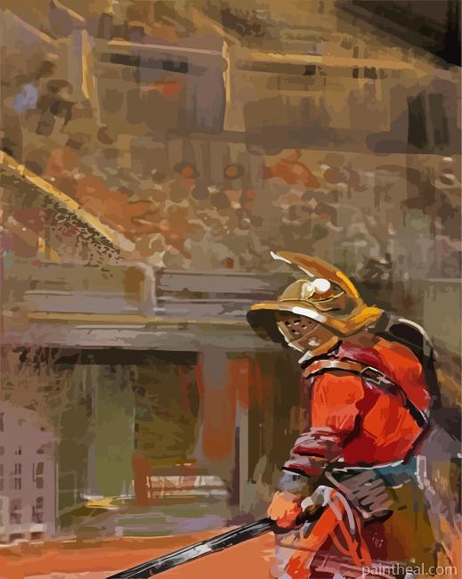 Aesthetic Gladiator Painting By Numbers Kits