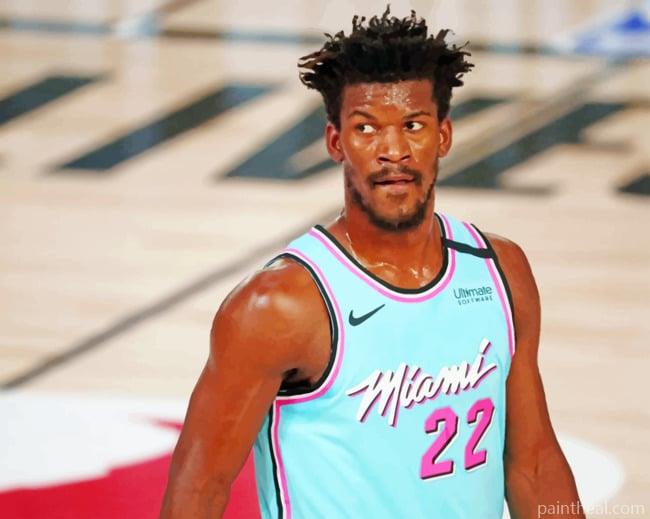 Jimmy Butler Player Painting By Numbers Kits