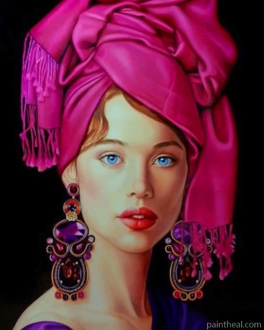 Classy Spanish Woman NEW Painting By Numbers Kits