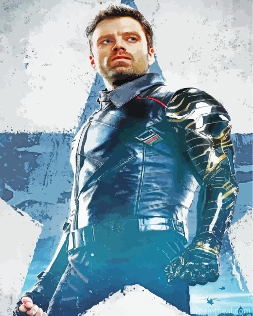 Bucky Barnes Avengers Painting By Numbers Kits