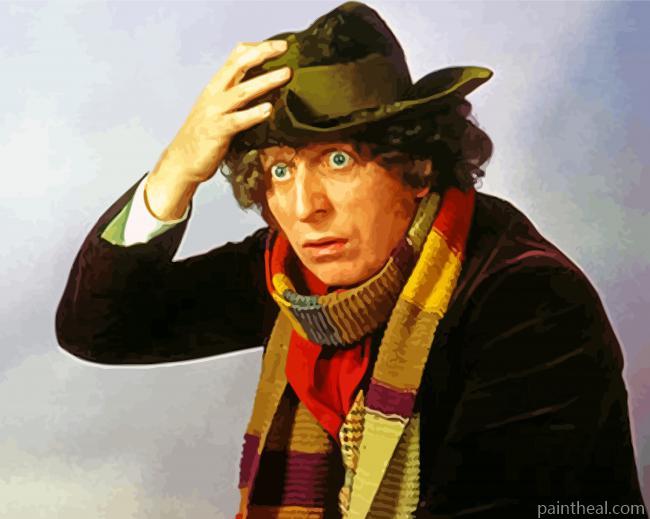 Tom Baker Actor Painting By Numbers Kits