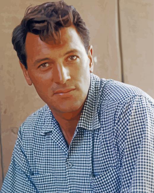 Young Rock Hudson Painting By Numbers Kits